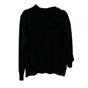 89th + Madison Women Black Turtleneck Sweater XL